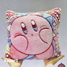 Kirby stained glass style soft cushion 