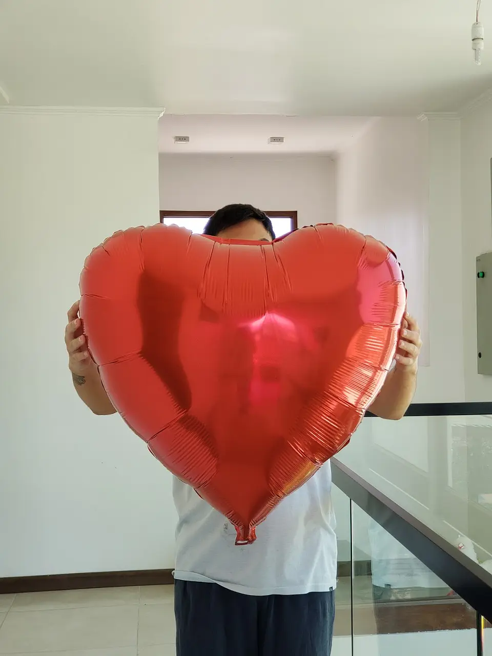 Globo Corazón Gigante 75 cm Rosa 2