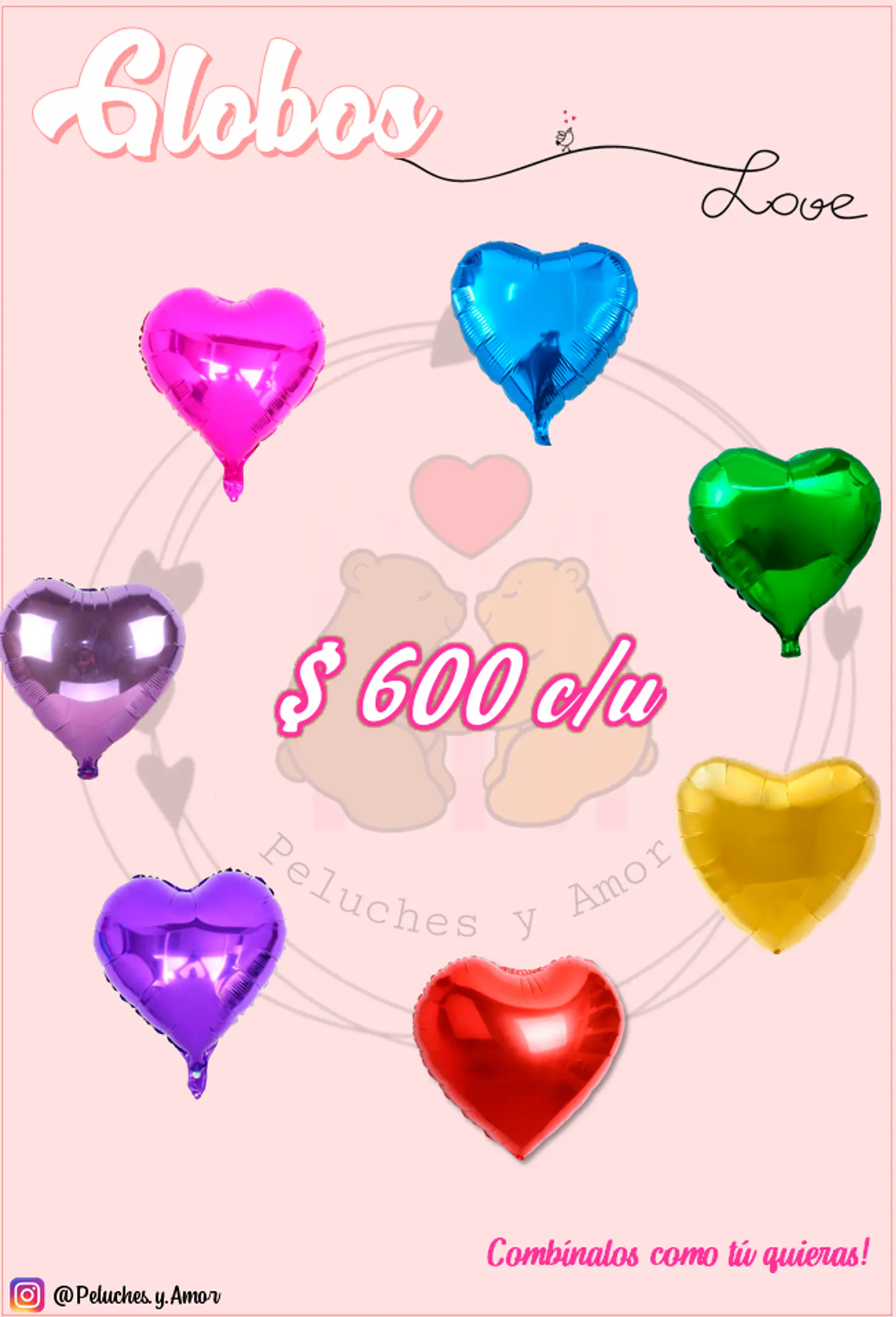 Globo Metálico Lila 2