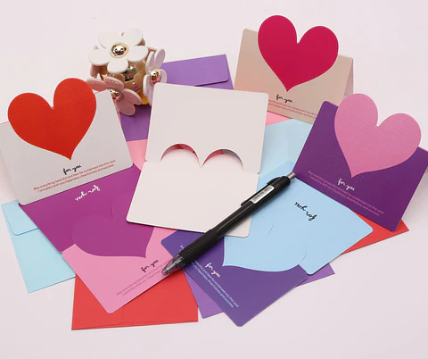 Tarjeta Dedicatoria de Corazón