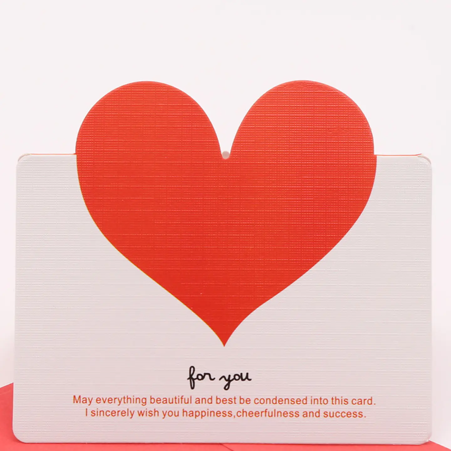 Tarjeta Dedicatoria de Corazón 2