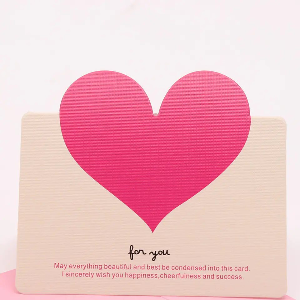 Tarjeta Dedicatoria de Corazón 3