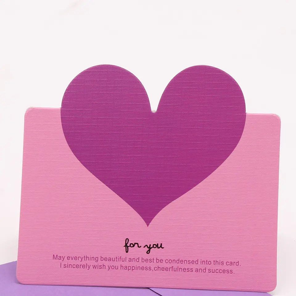 Tarjeta Dedicatoria de Corazón 5