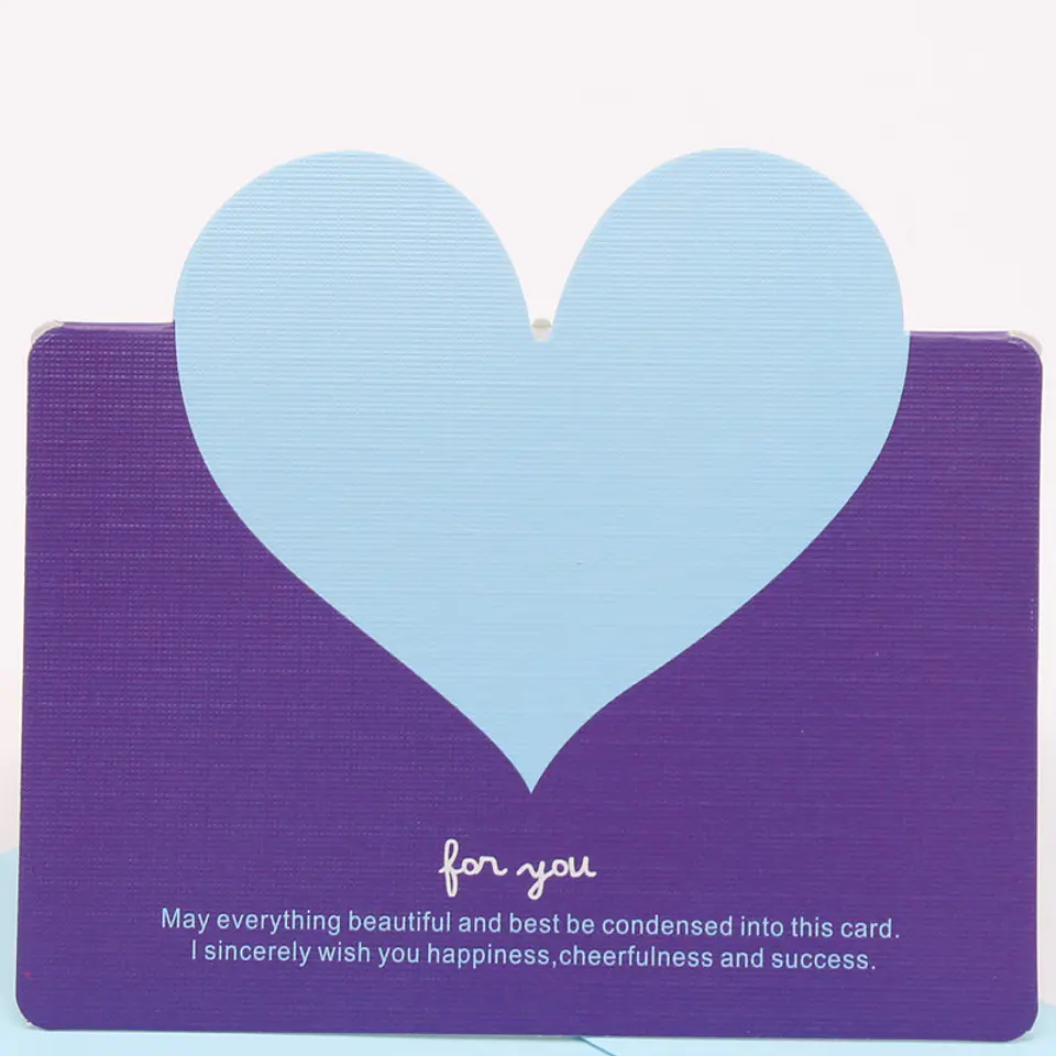 Tarjeta Dedicatoria de Corazón 8