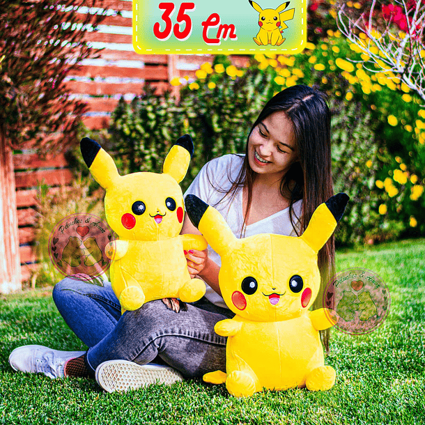 Peluche Pikachu 35 cm 3