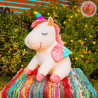 Peluche Unicornio Flor de Color 55 cm 3