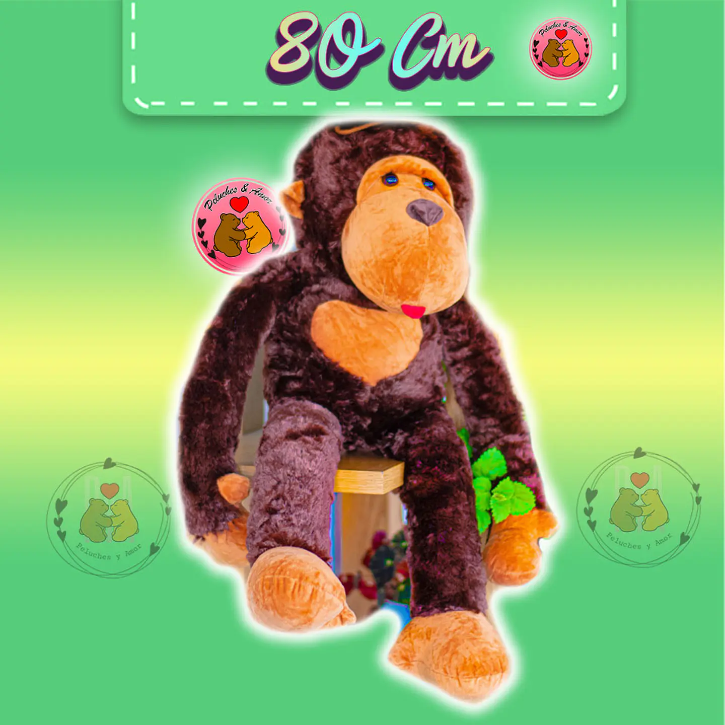 Peluche de Mono 80 CM 1