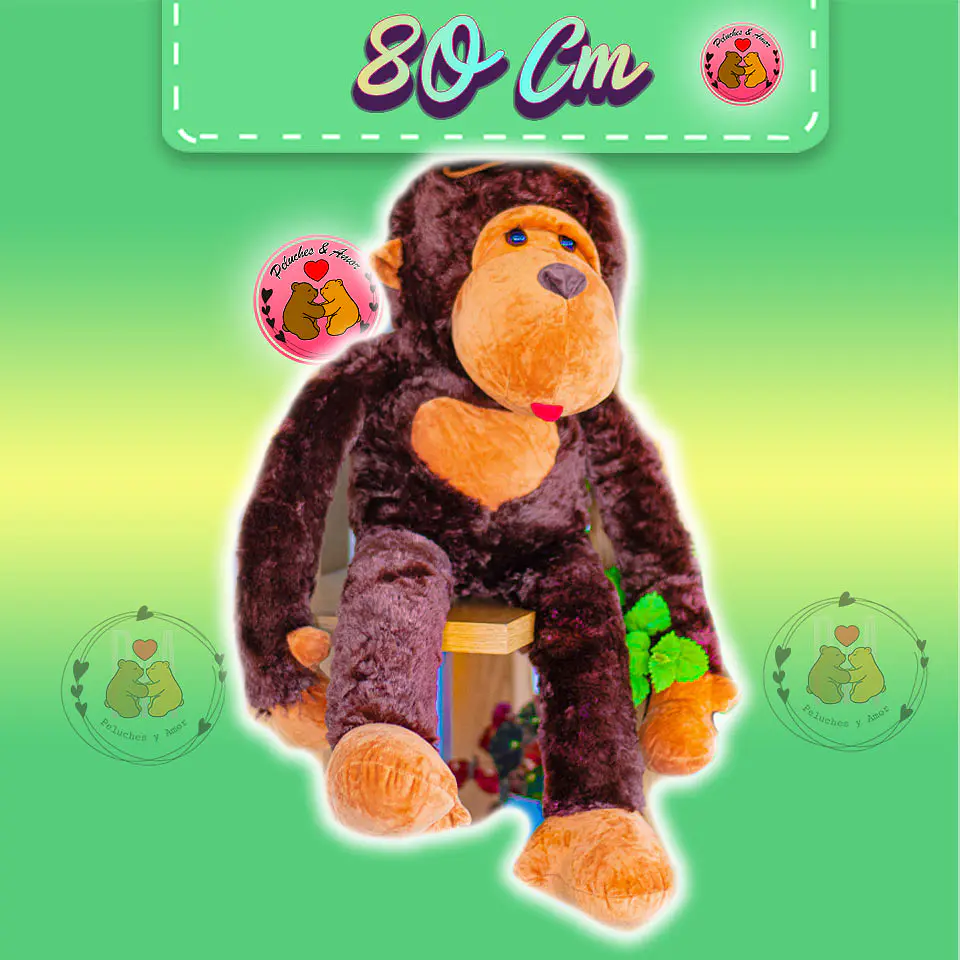 Peluche de Mono 80 CM 1
