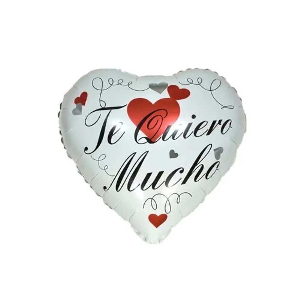 Globo Grande Te Quiero Mucho Blanco 1