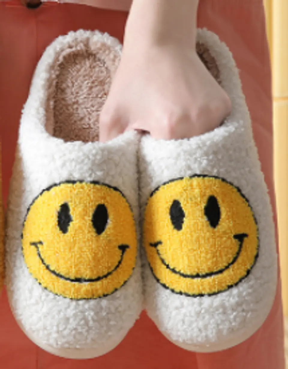 Pantufla Happy Blanca 2