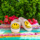 Pantufla Happy Blanca - Miniatura 1