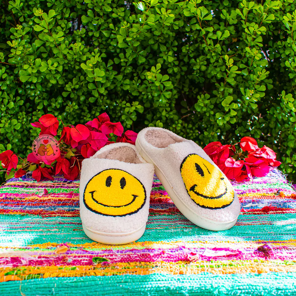 Pantufla Happy Blanca 1