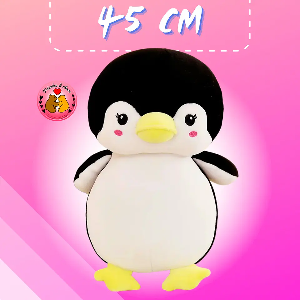 Peluche de Pingüino Negro 45 CM 1