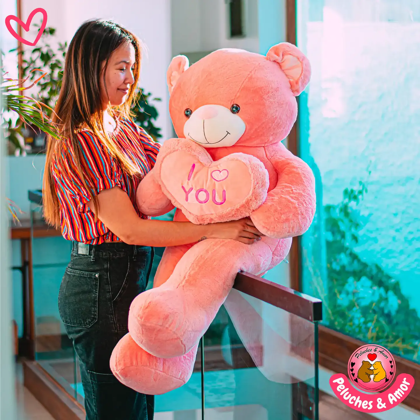OSO Gigante Corazon ILY 110 CM 1