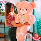 OSO Gigante Corazón Glitter 130 CM - Miniatura 3