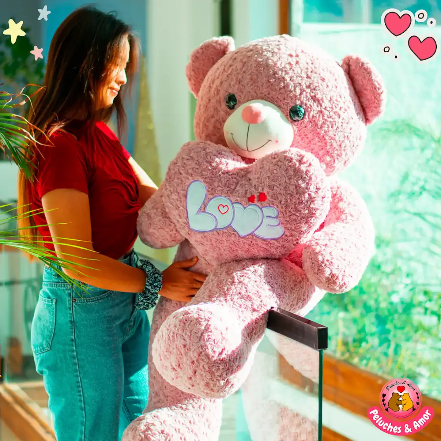 OSO Gigante Peludito Love 125 CM 4