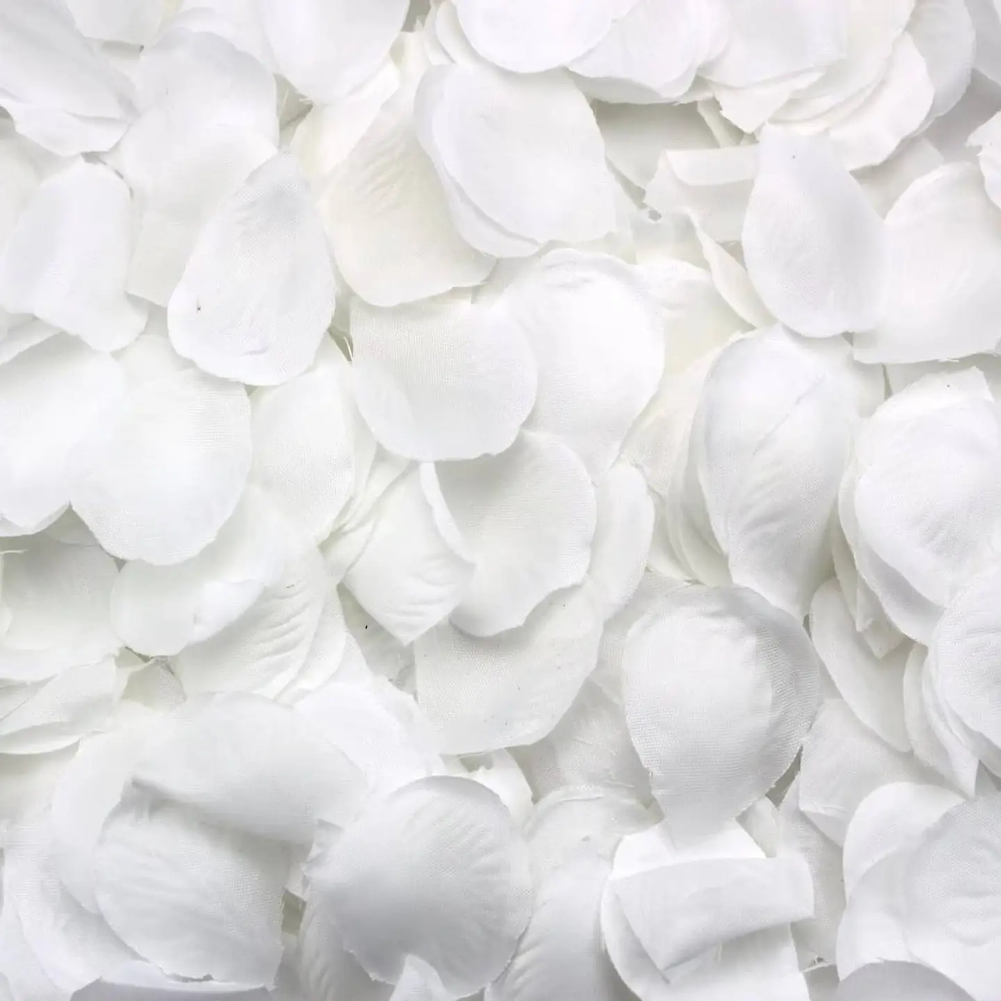 100 Pétalos de Rosas Artificiales Decorativas Blanco 1
