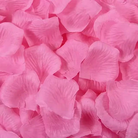 100 Pétalos de Rosas Artificiales Decorativas Rosa