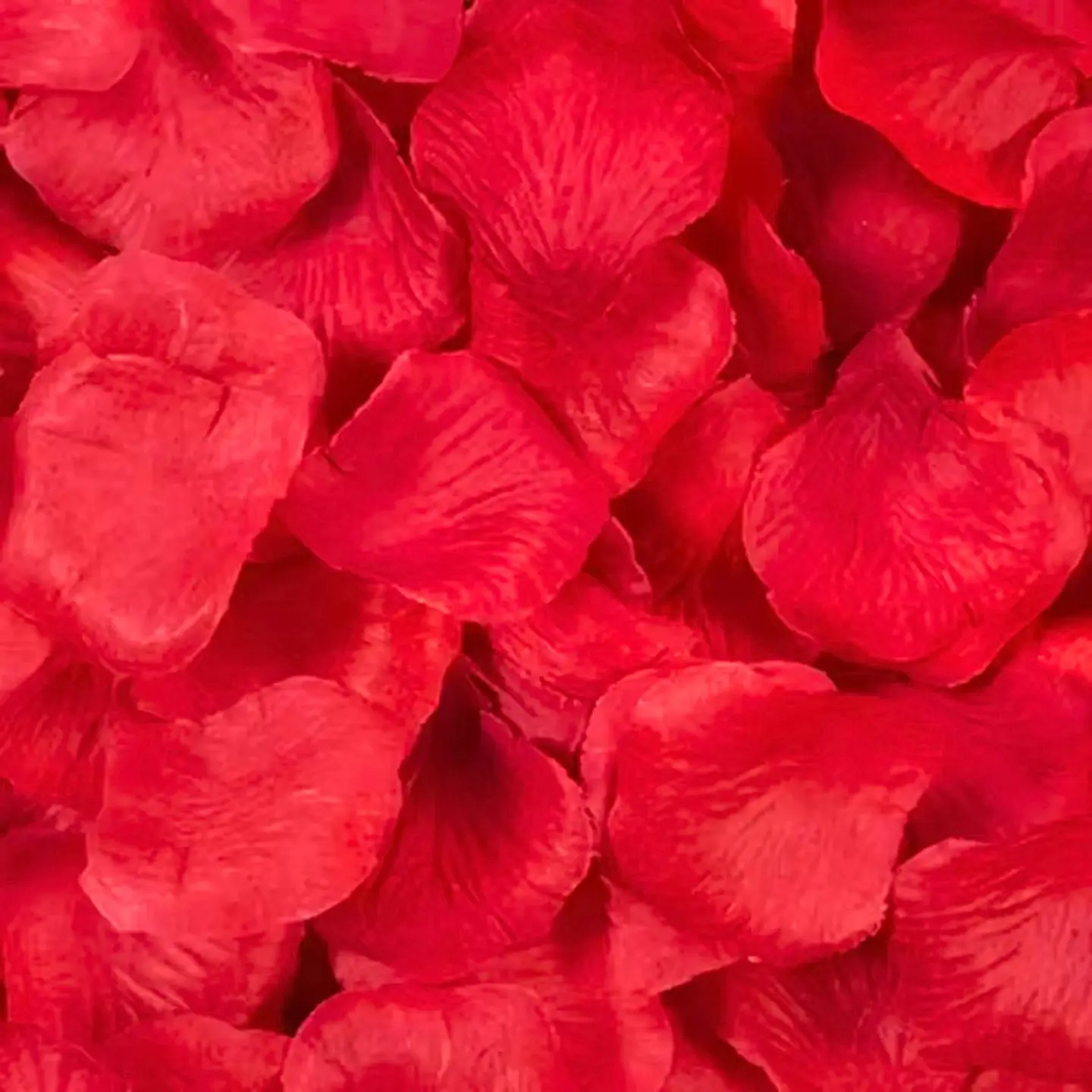 100 Pétalos de Rosas Artificiales Decorativas Rojo 1