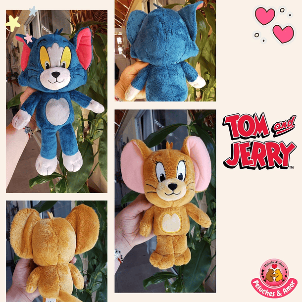 Peluches Duo Tom y Jerry (32 cm/23 cm) 3