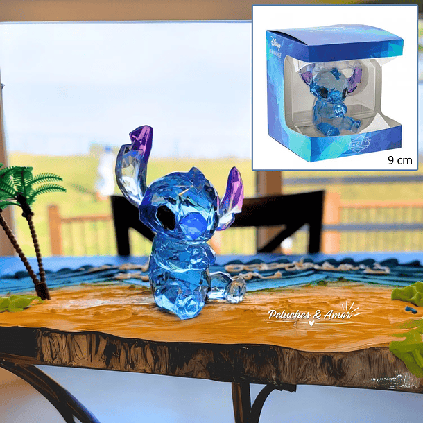 Stitch Mini Estatua - Figura Acrílica Premium Disney Facets  4