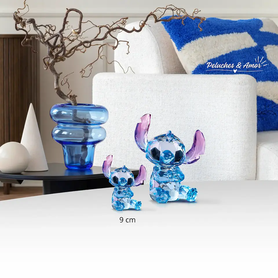 Stitch Mini Estatua - Figura Acrílica Premium Disney Facets - 9 CM 5