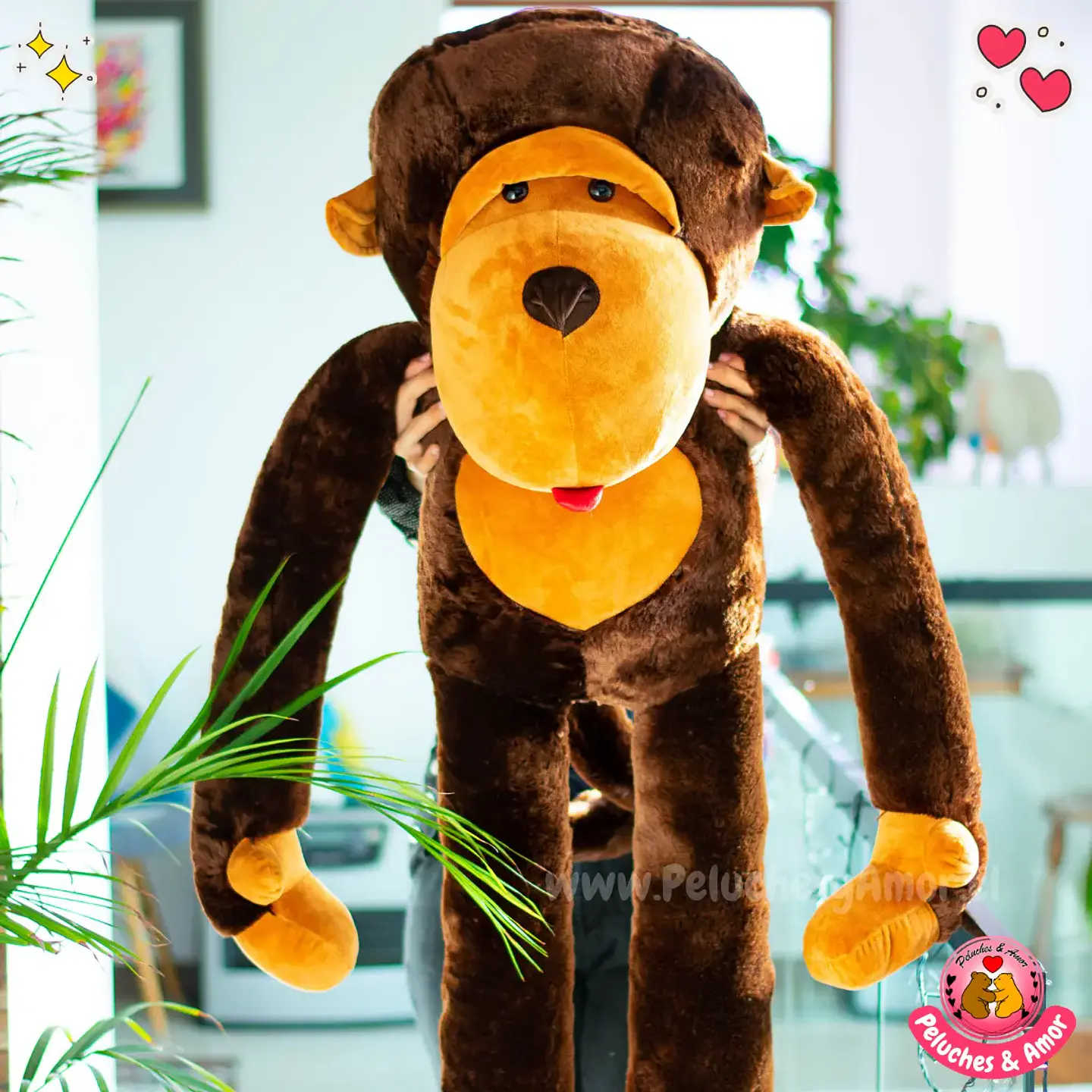 Peluche de Mono 130 CM 4