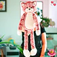 Peluche de Gato Largo Burdeo 70 CM - Miniatura 1