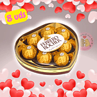 Chocolate Ferrero Rocher Forma de Corazón 8 Uds 1