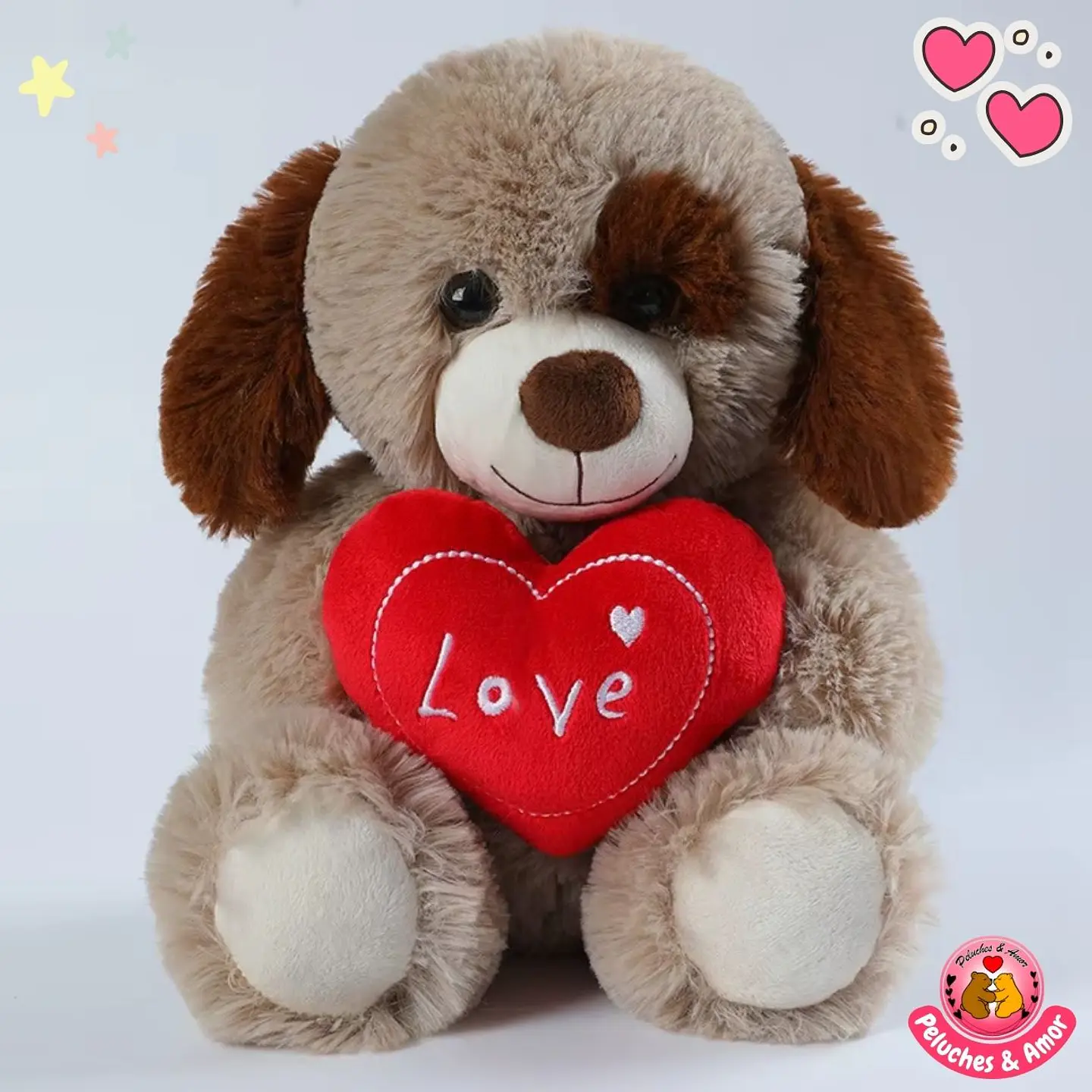 Peluche de Perrito Enamorado 30 CM 2