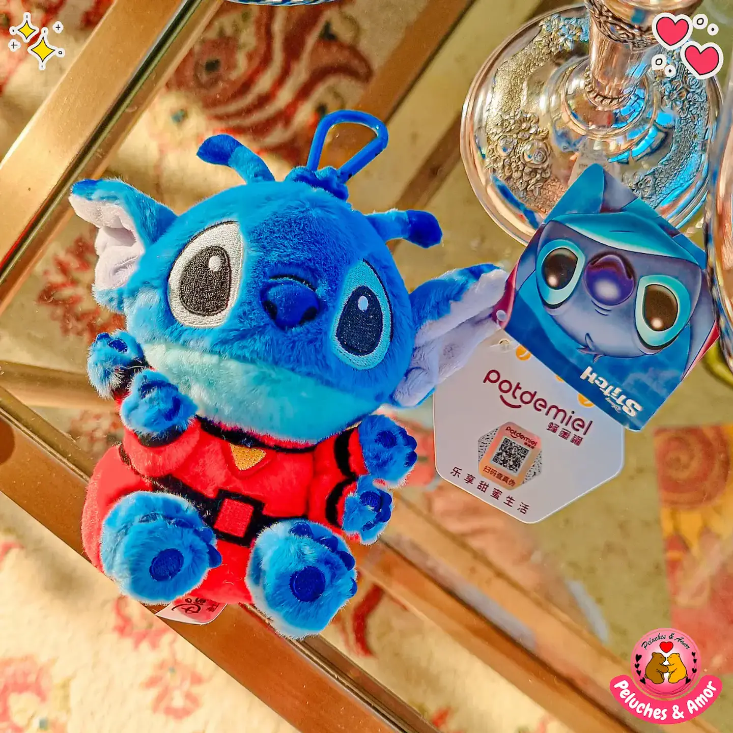 Llavero Triple Brazos Stitch 1