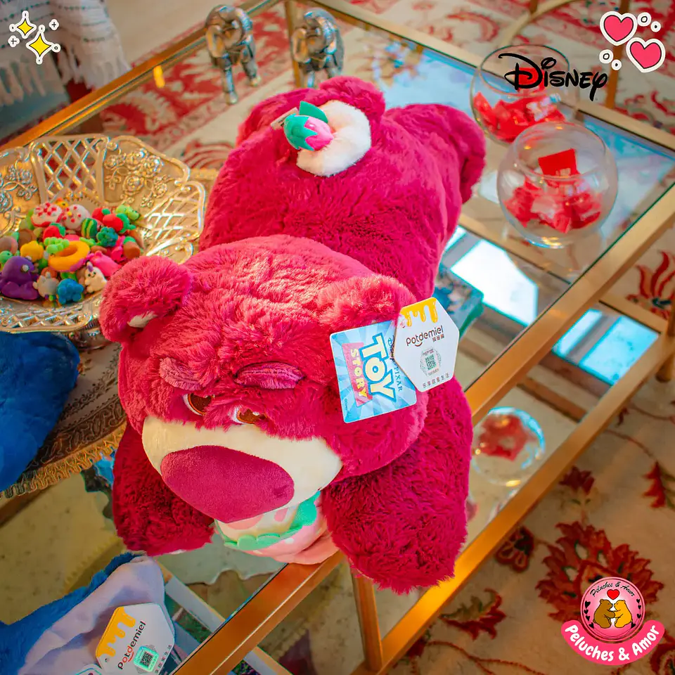 Peluche y Bolso Lotso Acostado 50 CM 6