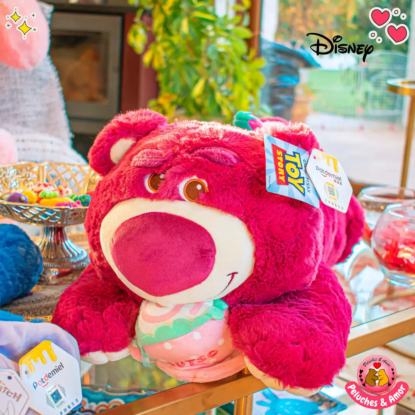 Peluche y Bolso Lotso Acostado 50 CM 5