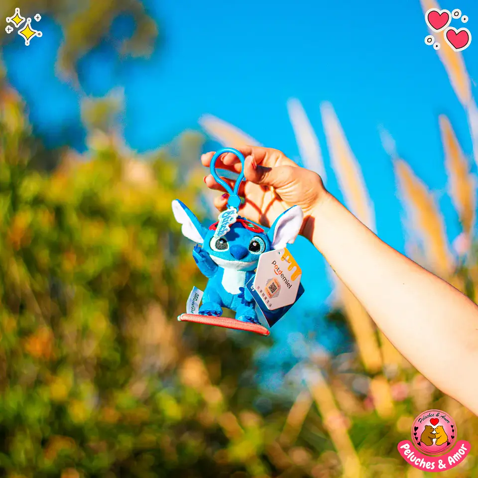 Llavero de Stitch Surf Peluche 3
