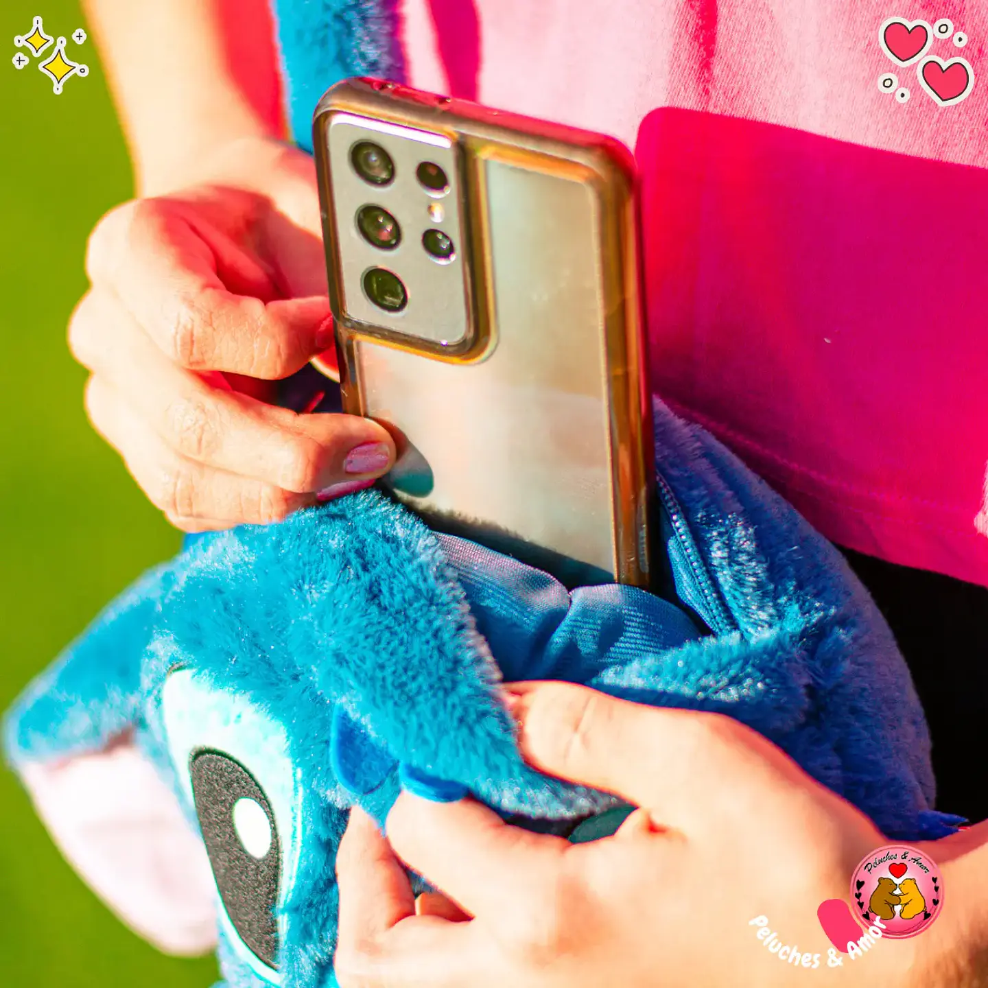 Mochila Peluche Stitch KW 30 Cm 5