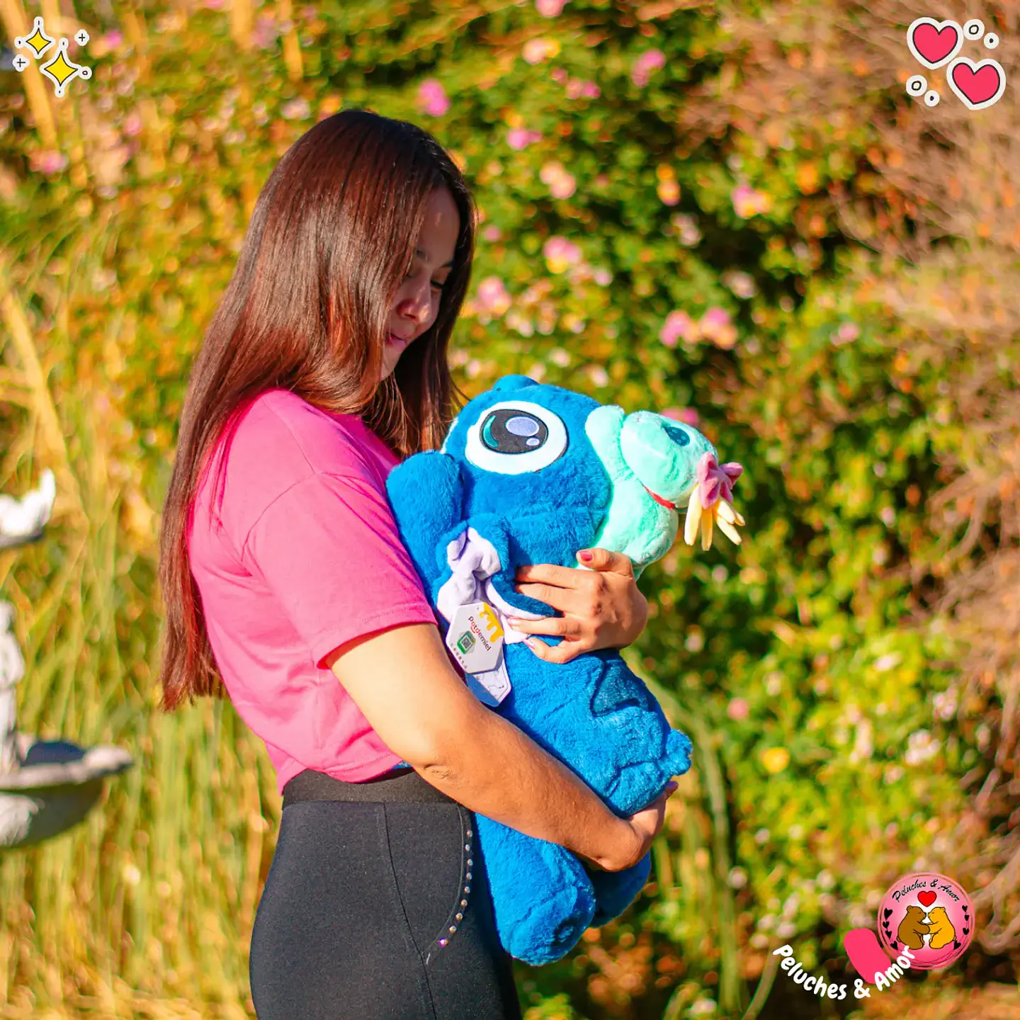 Peluche y Bolso Stitch Acostado 53 CM 3