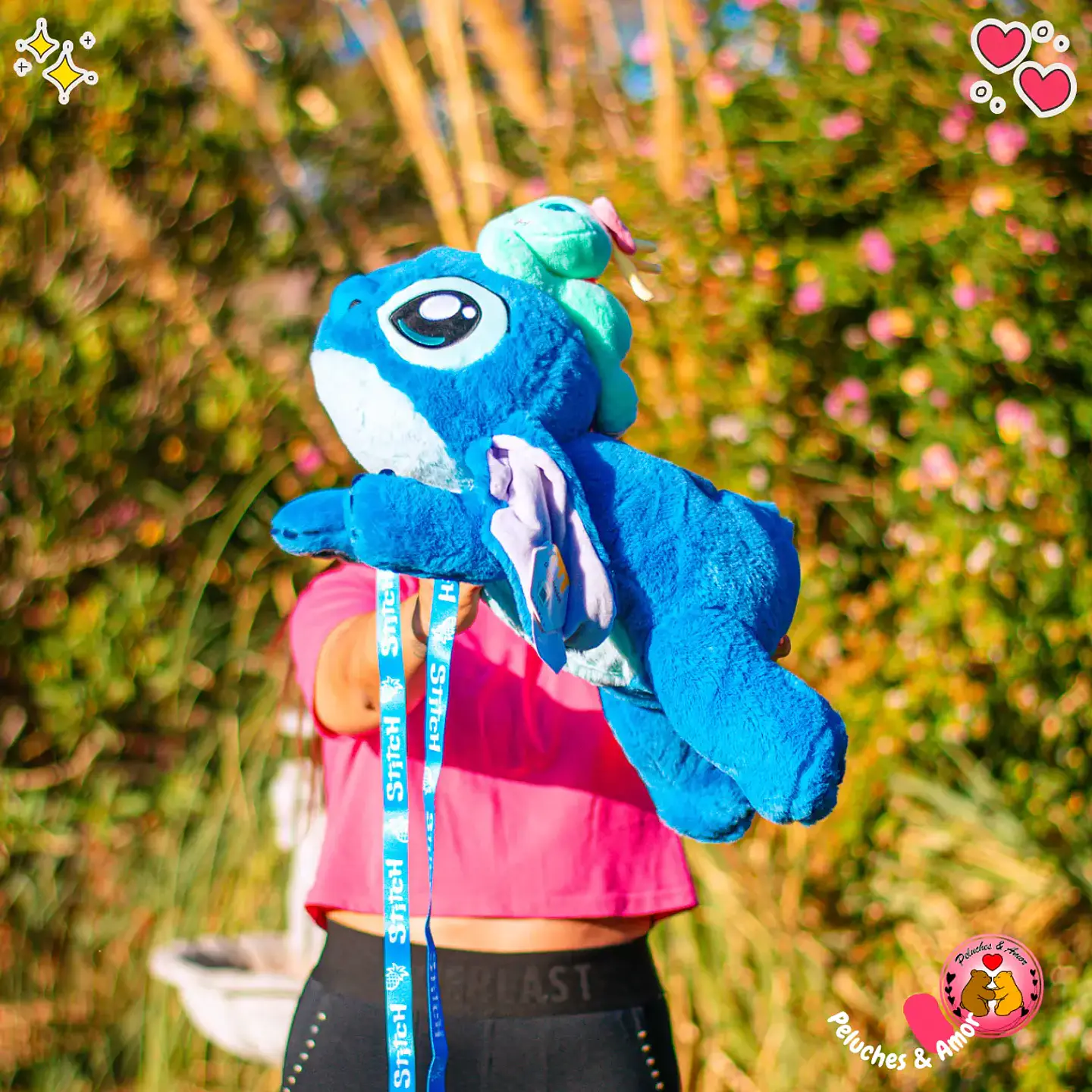 Peluche y Bolso Stitch Acostado 53 CM 6