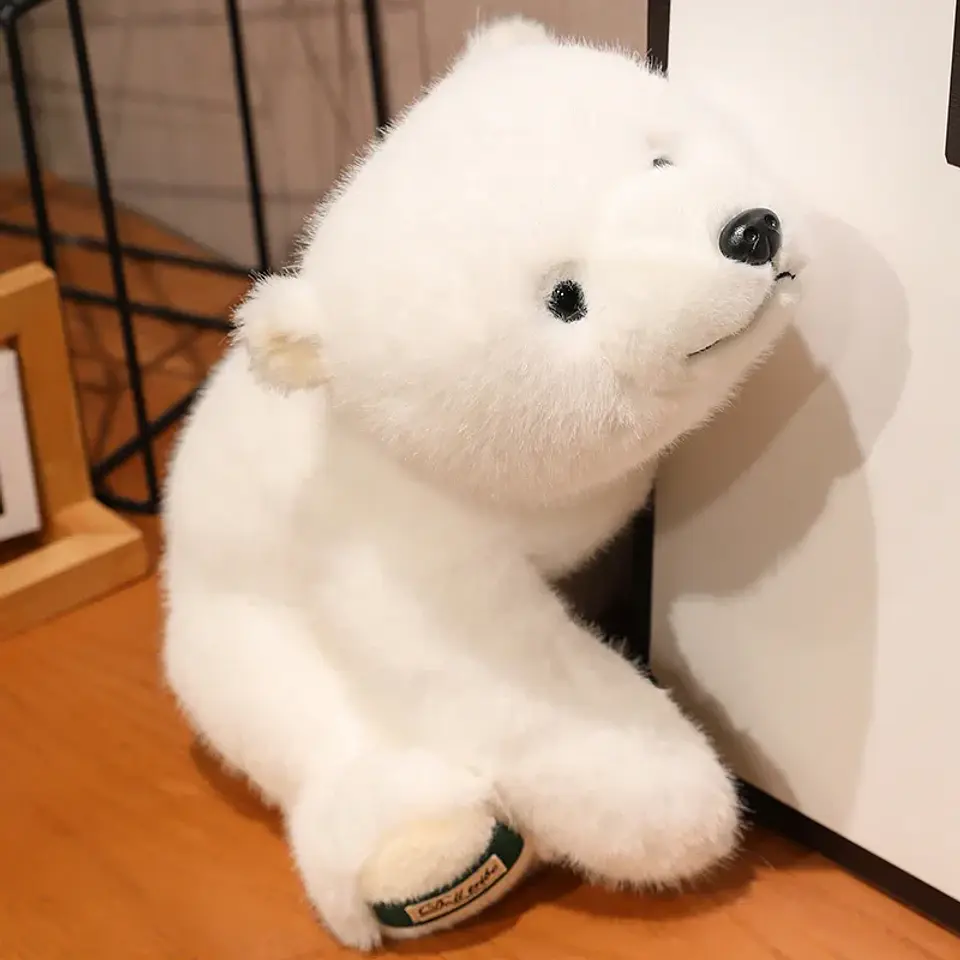 Peluche Oso Polar Extra Suave 30 CM 4