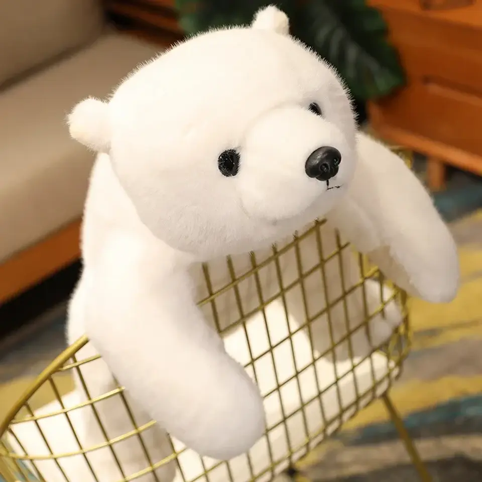 Peluche Oso Polar Extra Suave 30 CM 5