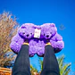 Pantuflas Peluche Osito Morado – Regalo Suave y Tierno - Miniatura 1