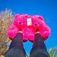 Pantuflas Peluche Osito Fucsia – Regalo Suave y Tierno - Miniatura 1