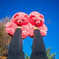 Pantuflas Peluche Osito Rosado – Regalo Suave y Tierno - Miniatura 1