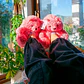 Pantuflas Peluche Osito Rosado – Regalo Suave y Tierno - Miniatura 2