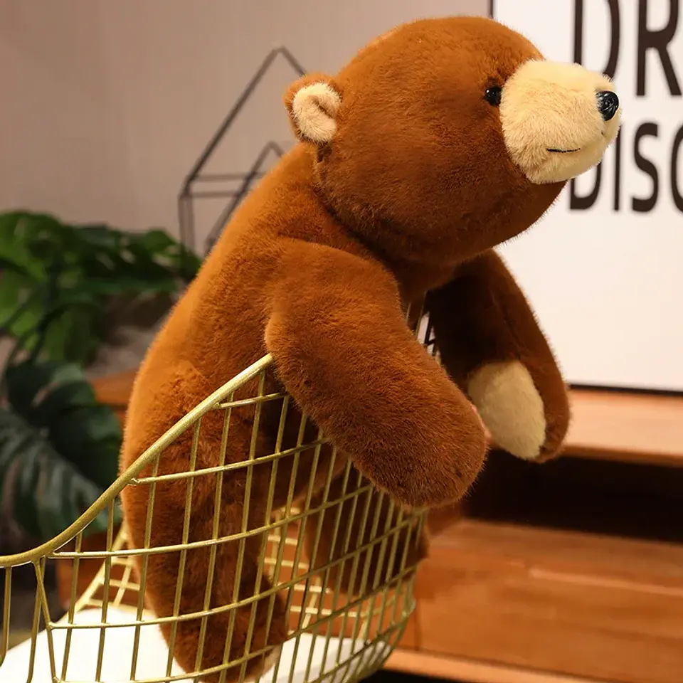 Peluche Oso Café Extra Suave 30 CM 3