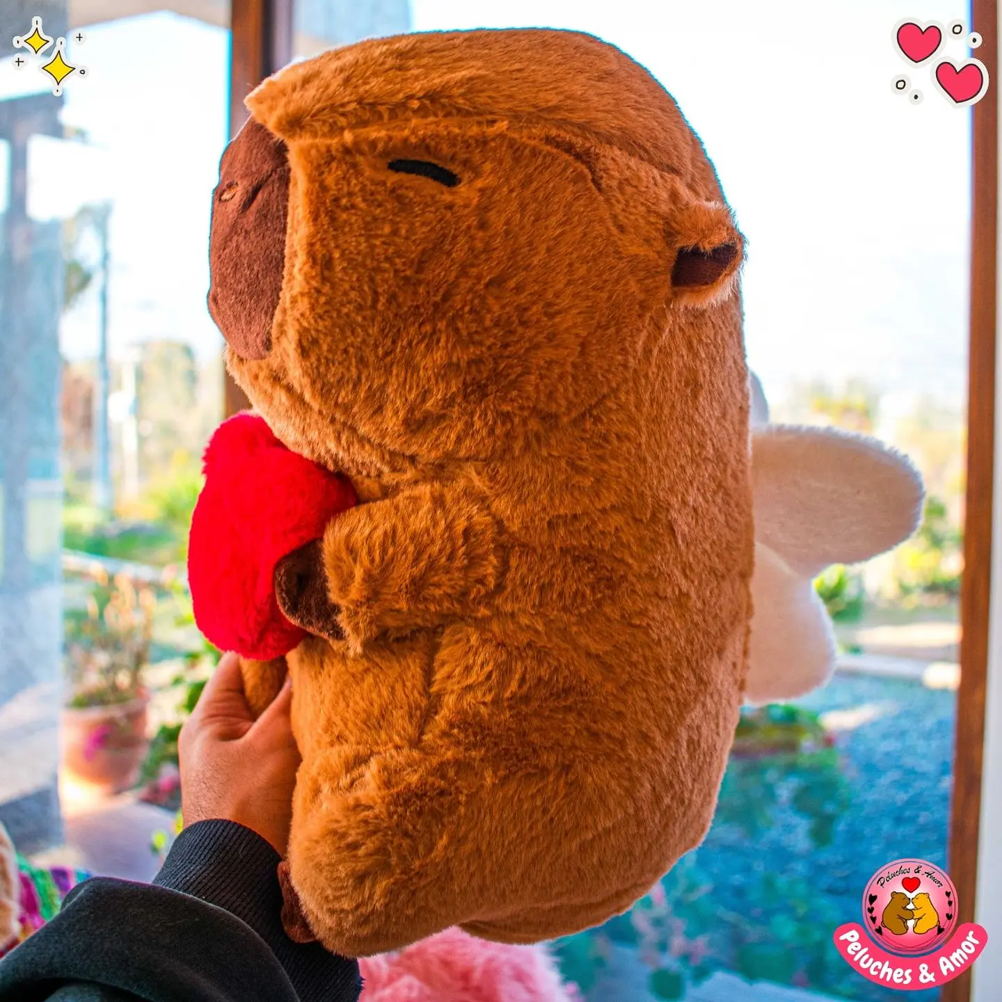Peluche Capibara Enamorado 25 CM 2