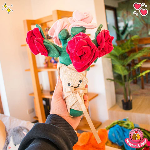 Peluche Ramo de Rosas 28 CM