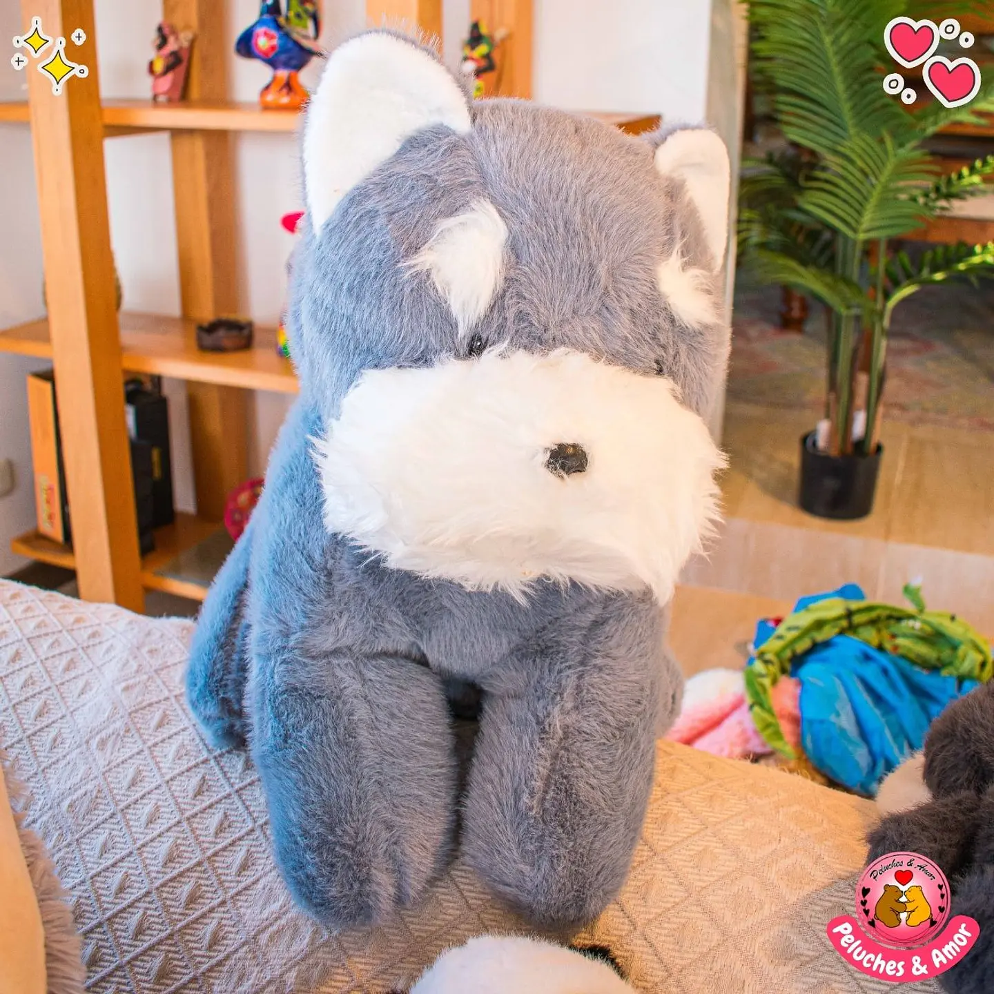 Peluche Perrito Schnauzer Cute 1