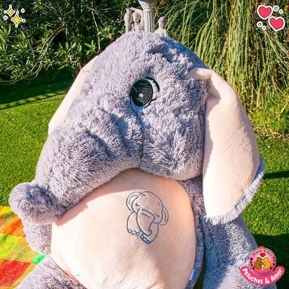 Peluche Gigante de Elefante 130 CM - Elefantín 3