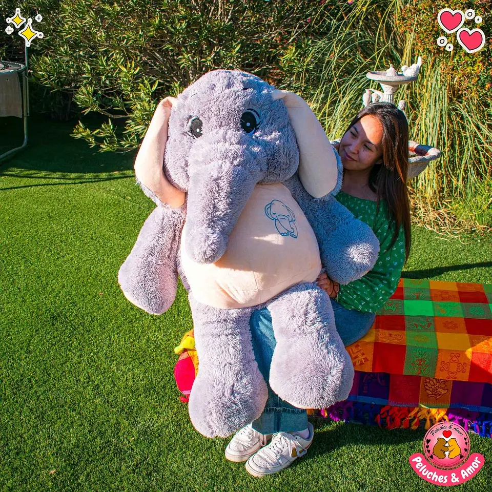 Peluche Gigante de Elefante 130 CM - Elefantín 1