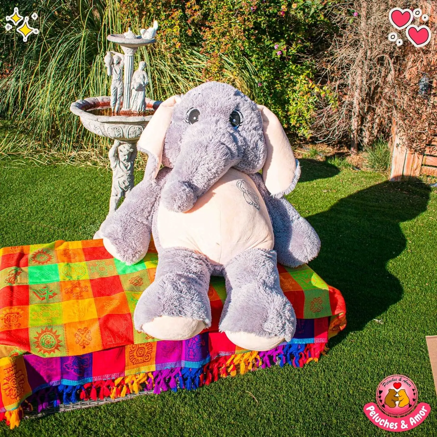 Peluche Gigante de Elefante 130 CM - Elefantín 4